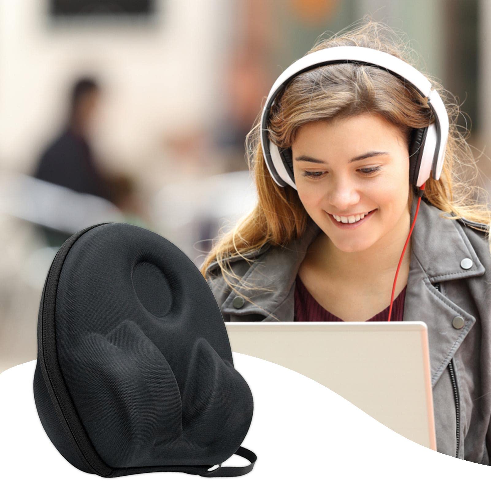 Amazon.co.jp: トラベルハードヘッドホンケース, ワイヤレスBluetooth